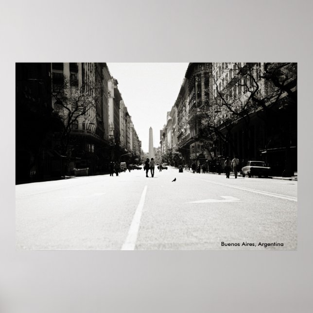 Pôster Tarde de Verão em Buenos Aires (Frente)