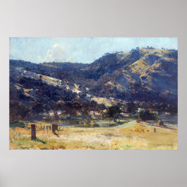 Poster Tarde Light Goulburn Valley Arthur Streeton