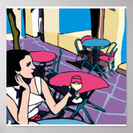 Poster Tarde Provando do Vinho Buenos Aires