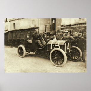 Pôster Targa-Florio Race em Itália