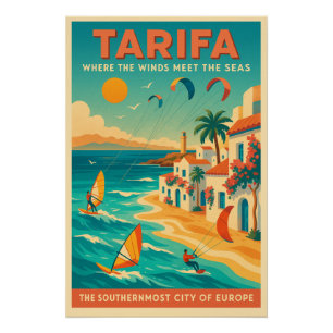 Pôster Tarifa, Espanha: A Extremidade Sul da Europa