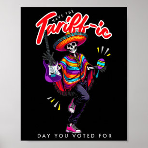 Poster Tarifação Em Que Votam Para Ele Direitos Anti-Trum
