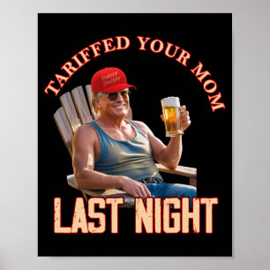 Poster Tarifado à sua mãe Pai Engraçado Memória 1