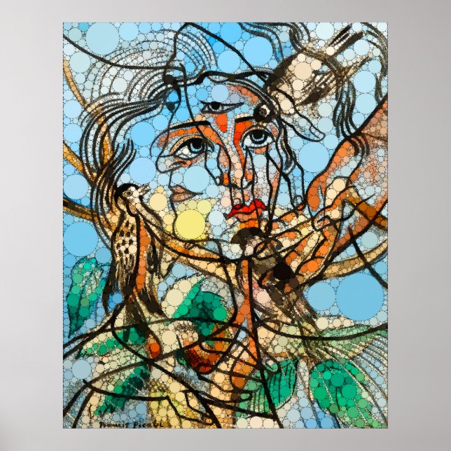 Poster Tarin, Infinity Dots by After Francis Picabia (Frente)