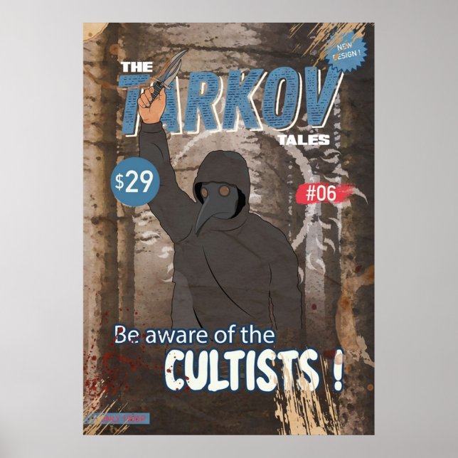 Poster Tarkov Tales 06 Fuga de Tarkov Cultis (Frente)