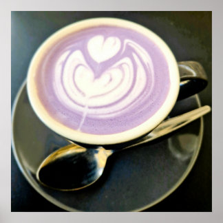 Poster Taro latte