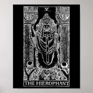 Poster Tarot Card O Hierofante - O Presente Oculto Do Pap