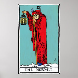 Poster Tarot Card The Hermit