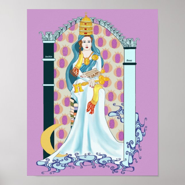 Poster Tarot High Priestess (Frente)