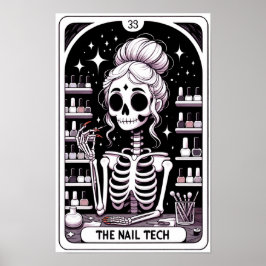 Poster Tarot Nail Technician