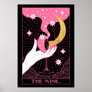 Poster Tarot para o vinho