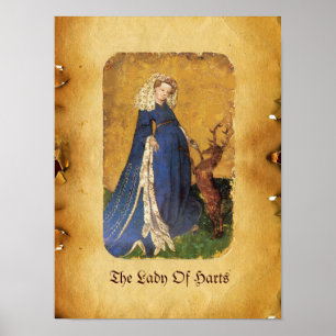 Pôster Tarots Anticos/Cartões de Tribunal Alemão/Senhor