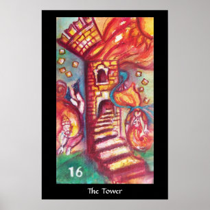 Poster TAROTS DAS SOMBRAS PERDIDAS A Torre