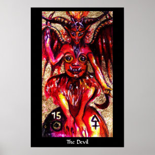 Poster TAROTS das SOMBRAS PERDIDAS o diabo