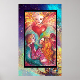 Poster TAROTS OF THE LOST SHADOWS /LOVERS Valentine's day