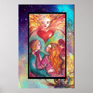 Poster TAROTS OF THE LOST SHADOWS /LOVERS Valentine's day