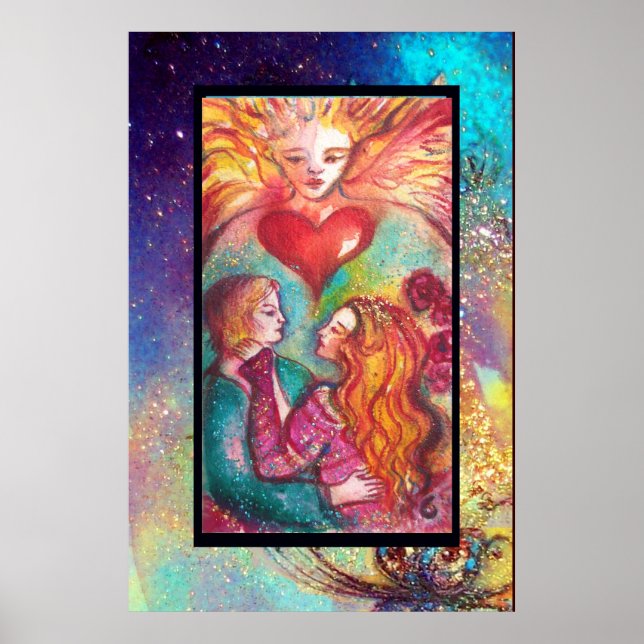 Poster TAROTS OF THE LOST SHADOWS /LOVERS Valentine's day (Frente)
