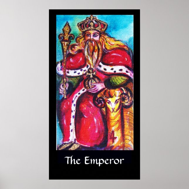 PÔSTER TAROTS OF THE LOST SHADOWS /THE EMPEROR (Frente)