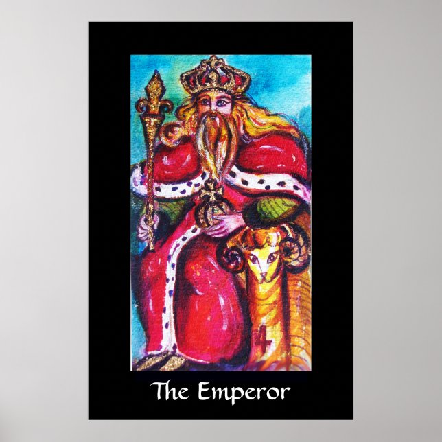 PÔSTER TAROTS OF THE LOST SHADOWS /THE EMPEROR (Frente)