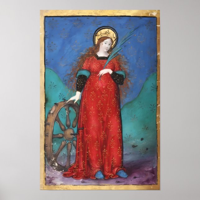 POSTER TAROTS RENAISSANCE ANTIGOS / A RODA DA FORTUNA (Frente)
