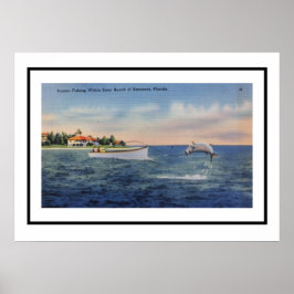 Poster Tarpon Pesca Sarasota 20x28
