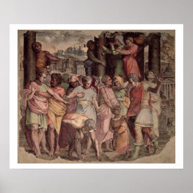 Poster Tarquinius, fundador do Templo de Júpitê (Frente)