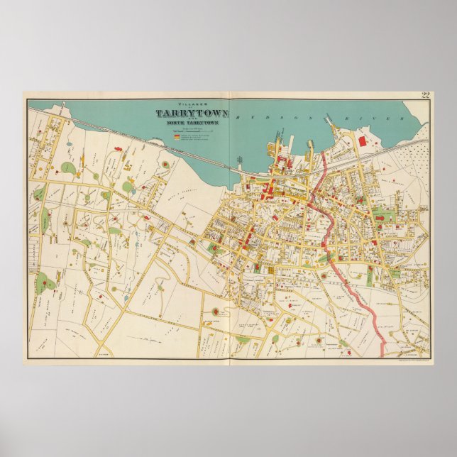 Poster Tarrytown, N Tarrytown (Frente)