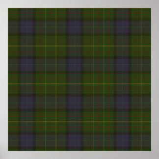 Pôster Tartan do Estado da Califórnia