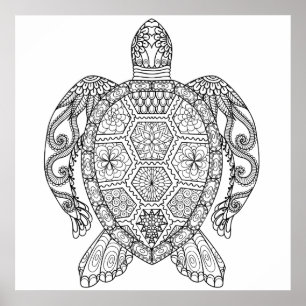 POSTER TARTARTARUGA MARÍTIMA