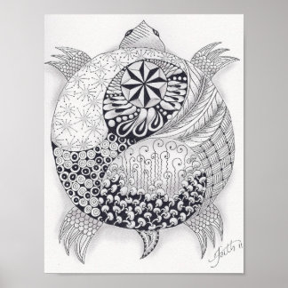 Pôster Tartaruga do tamanho do cheio