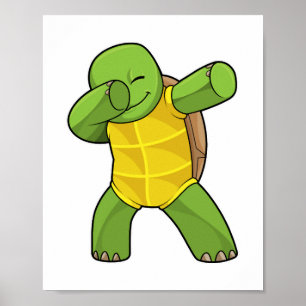 Poster Tartaruga Na Dança Hip Hop