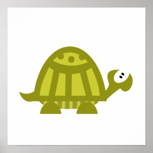Poster Tartaruga verde