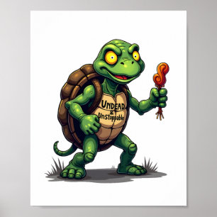 Poster Tartaruga Zumbi
