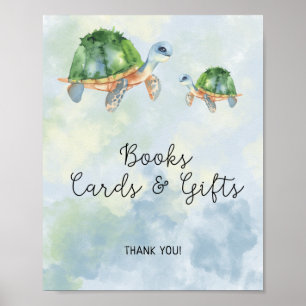 Poster Tartarugas marinhas - Livros cartões e presentes