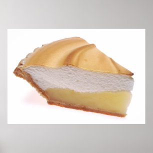 Poster Tarte de limão e merengue