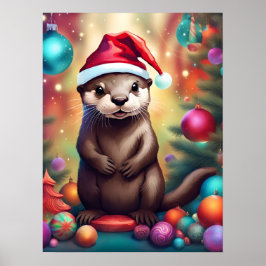 Poster Tarte de Natal Adorável