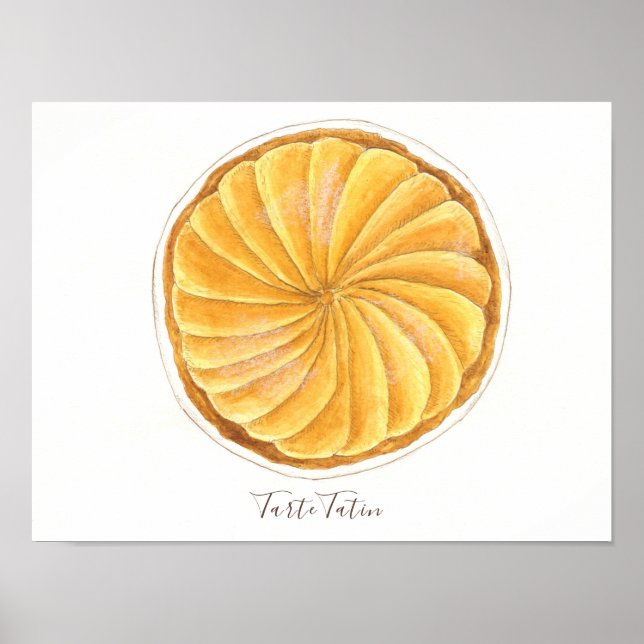 Poster Tarte Tatin aqucolor (Frente)