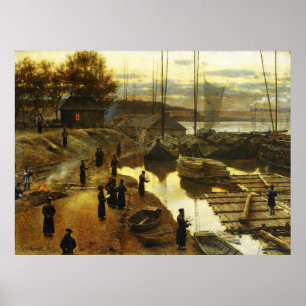 Pôster Tashlikh - pintura por Alexander Gierymski - 1884