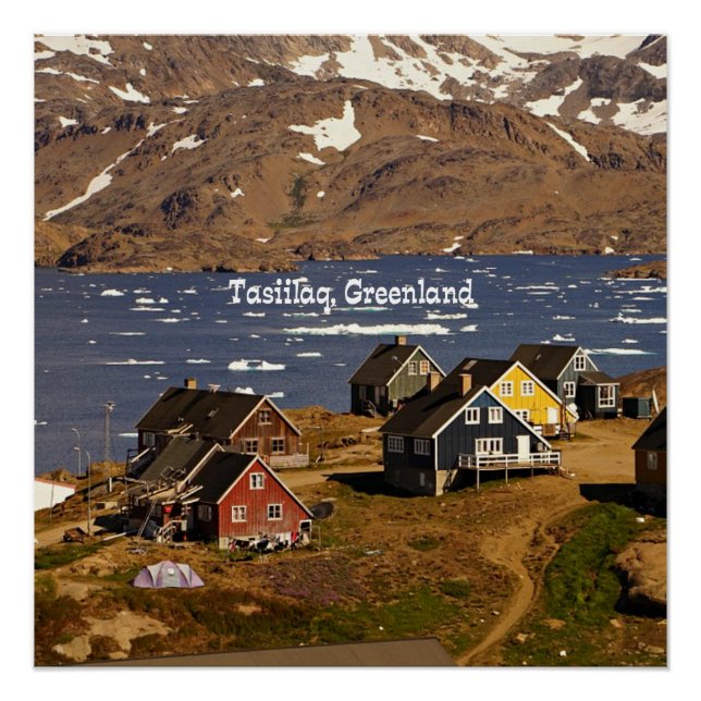 Pôster Tasiilaq, Gronelândia (Frente)