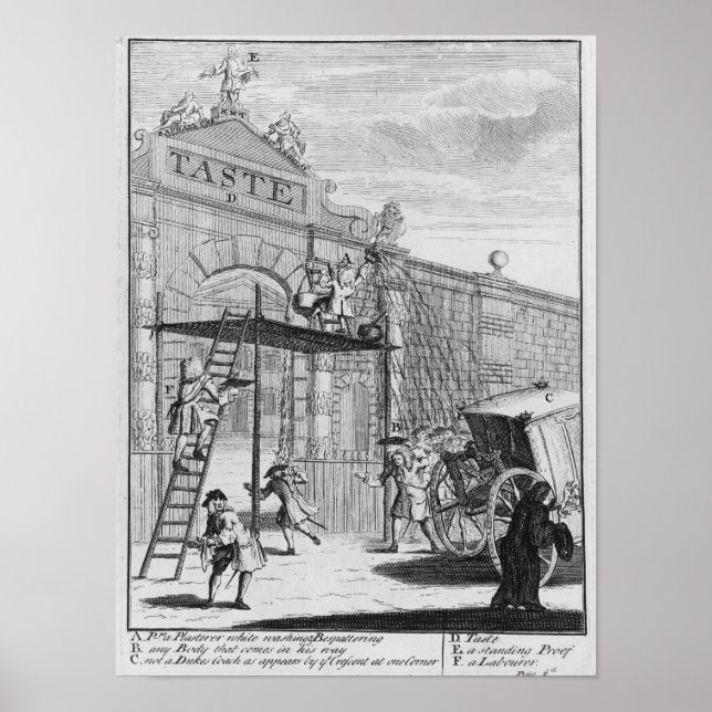 Pôster Taste, ou Burlington Gate, 1732 (Frente)