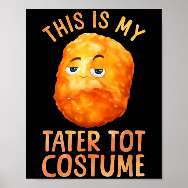 Poster Tater Tobe Costume Para Homens Mulheres Crianças T (Frente)