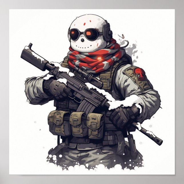 Poster Tático Snowman (Frente)