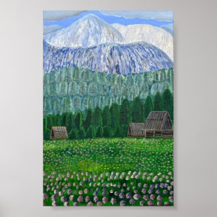 Poster Tatra mountains Poland 