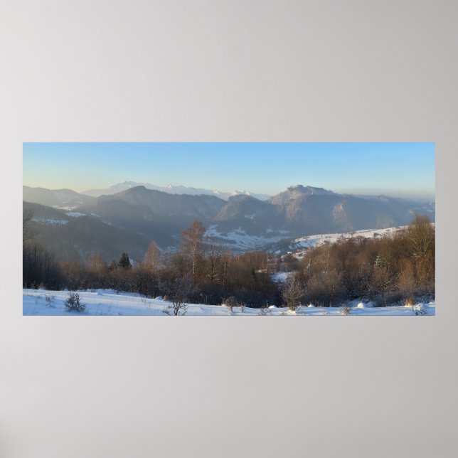 Poster Tatras de inverno de Bescrianças (Frente)