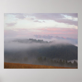 Poster Tatras e nevoeiro