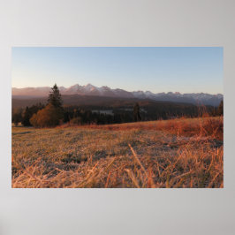 Poster Tatras morning
