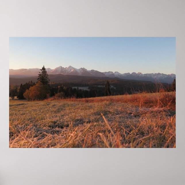 Poster Tatras morning (Frente)