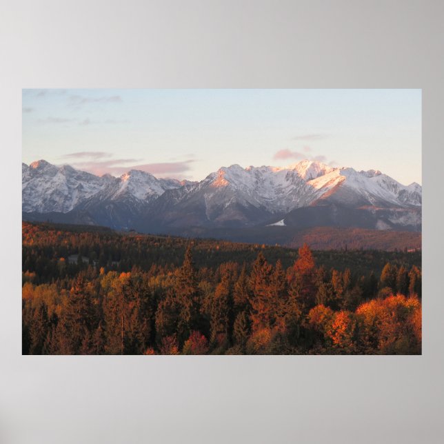 Poster Tatras outono (Frente)