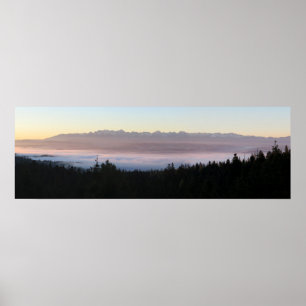 Poster Tatras panorama