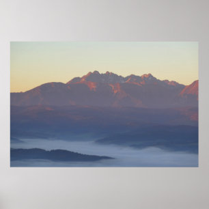 Poster Tatras sunrise